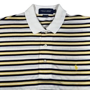 Ralph Lauren Polo Golf Mens Striped Short Sleeve Shirt Valhalla Golf Club Medium